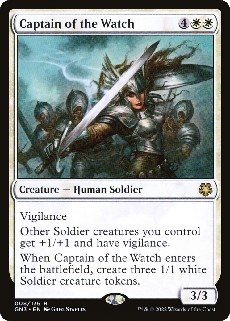 {R} Captain of the Watch [Game Night 2022][GN3 008]