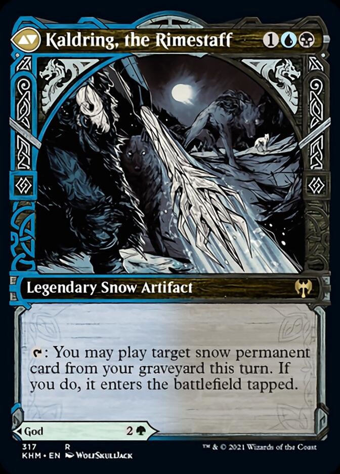 {R} Jorn, God of Winter // Kaldring, the Rimestaff (Showcase) [Kaldheim][KHM 317]