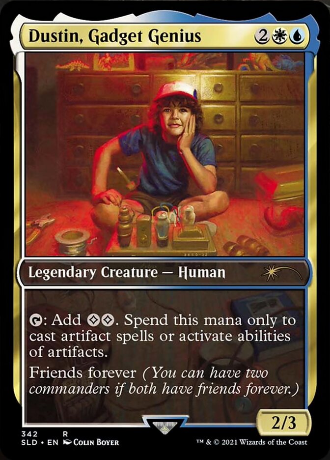 {R} Dustin, Gadget Genius [Secret Lair Drop Series][SLD 342]