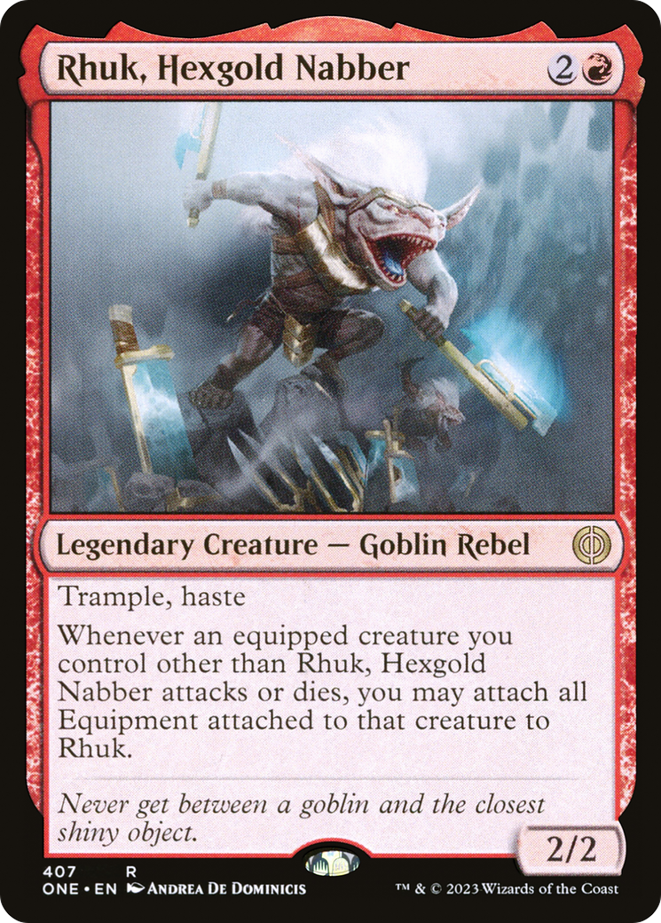 {R} Rhuk, Hexgold Nabber [Phyrexia: All Will Be One][ONE 407]