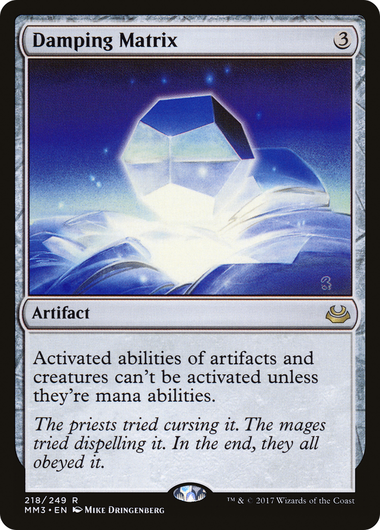 {R} Damping Matrix [Modern Masters 2017][MM3 218]