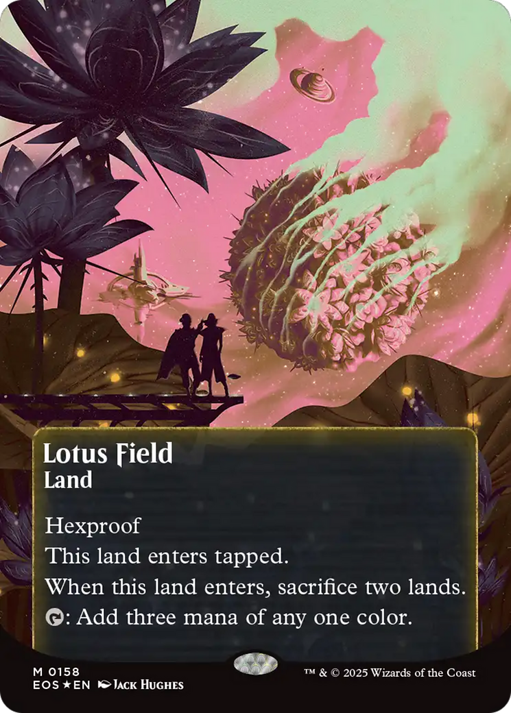 {@@ EOC R} Lotus Field (0158) (Poster) (Galaxy Foil) [Edge of Eternities: Stellar Sights][EOS 158]