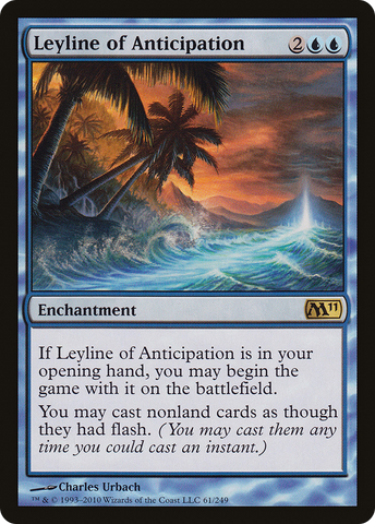 {R} Leyline of Anticipation [Magic 2011][M11 061]