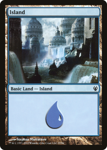{B}[DDJ 037] Island (37) [Duel Decks: Izzet vs. Golgari]