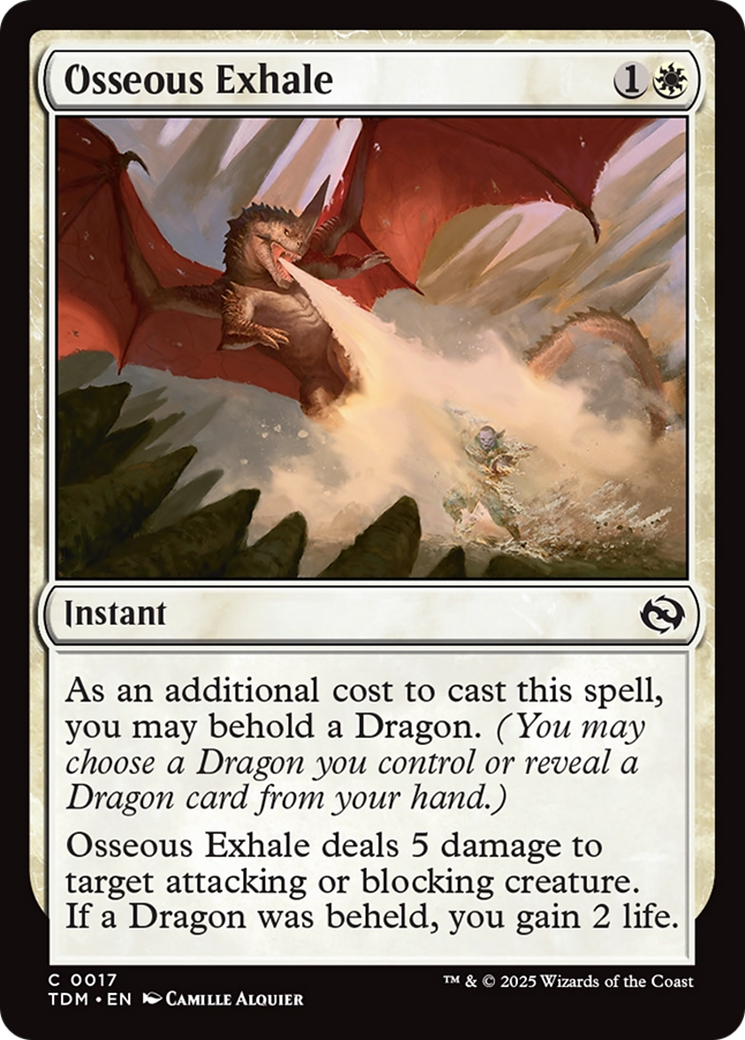 {@C} Osseous Exhale [Tarkir: Dragonstorm][TDM 017]