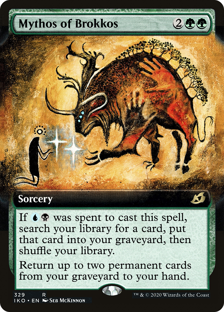 {R} Mythos of Brokkos (Extended Art) [Ikoria: Lair of Behemoths][IKO 329]
