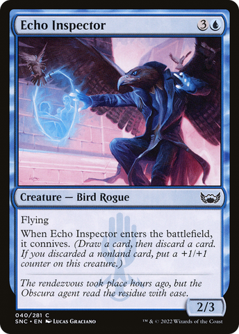{C} Echo Inspector [Streets of New Capenna][SNC 040]
