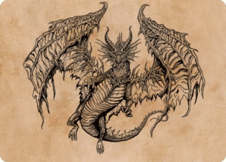 {A} Ganax, Astral Hunter Art Card [Commander Legends: Battle for Baldur's Gate Art Series][ACLB 053]