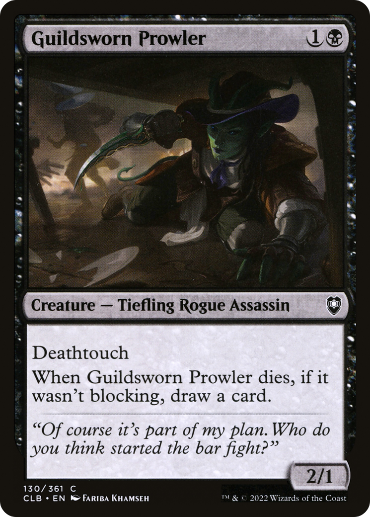 {C} Guildsworn Prowler [Commander Legends: Battle for Baldur's Gate][CLB 130]