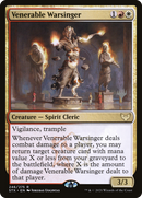 {R} Venerable Warsinger (Promo Pack) [Strixhaven: School of Mages Promos][PP STX 246]