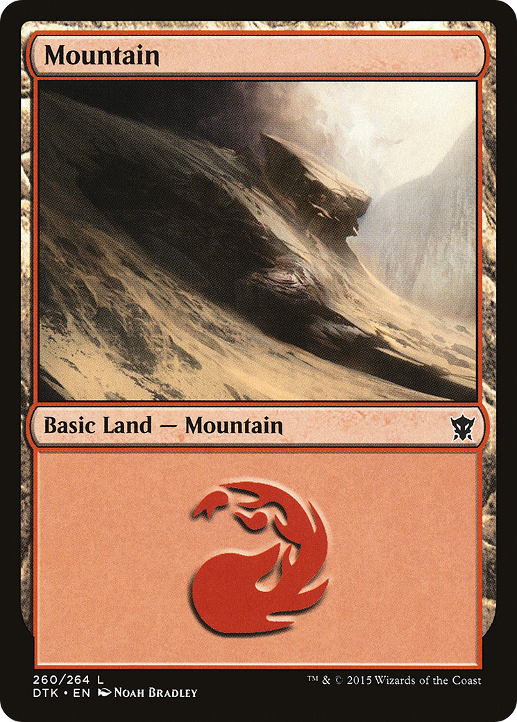 {B}[DTK 260] Mountain (260) [Dragons of Tarkir]