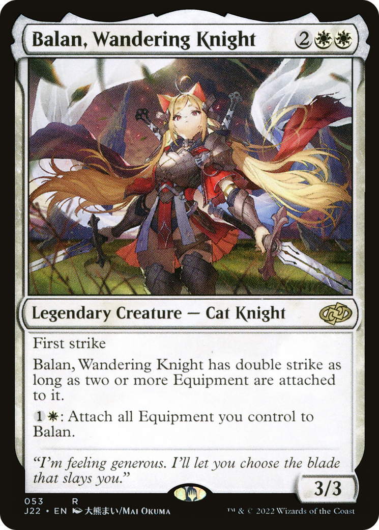{R} Balan, Wandering Knight [Jumpstart 2022][J22 053]