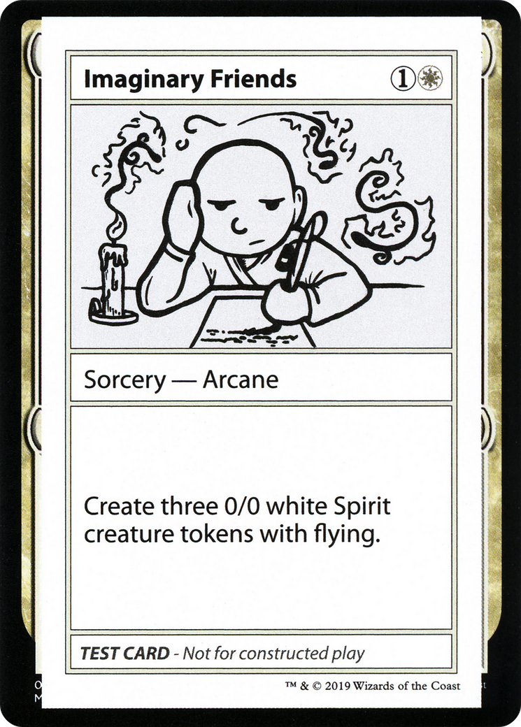 {R} Imaginary Friends (2021 Edition) [Mystery Booster Playtest Cards][CMB1 007]