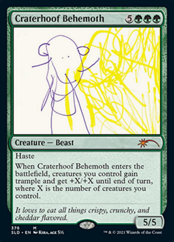 {R} Craterhoof Behemoth (376) [Secret Lair Drop Series][SLD 376]