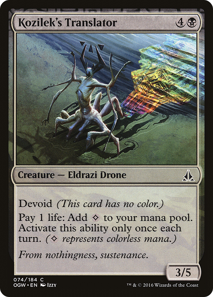 {C} Kozilek's Translator [Oath of the Gatewatch][OGW 074]