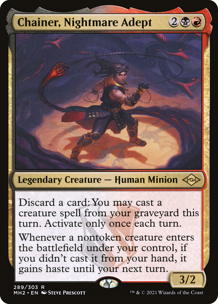 {R} Chainer, Nightmare Adept [Modern Horizons 2][MH2 289]