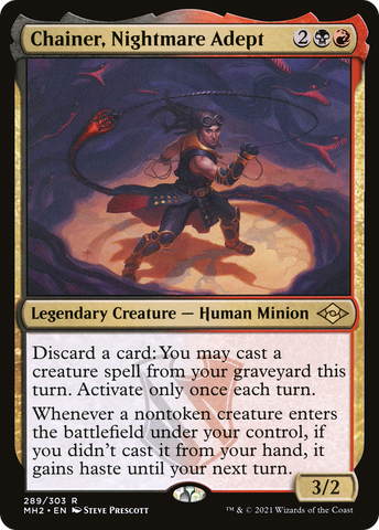 {R} Chainer, Nightmare Adept [Modern Horizons 2][MH2 289]