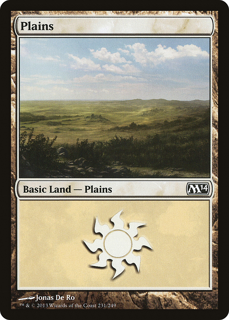 {B}[M14 231] Plains (231) [Magic 2014]