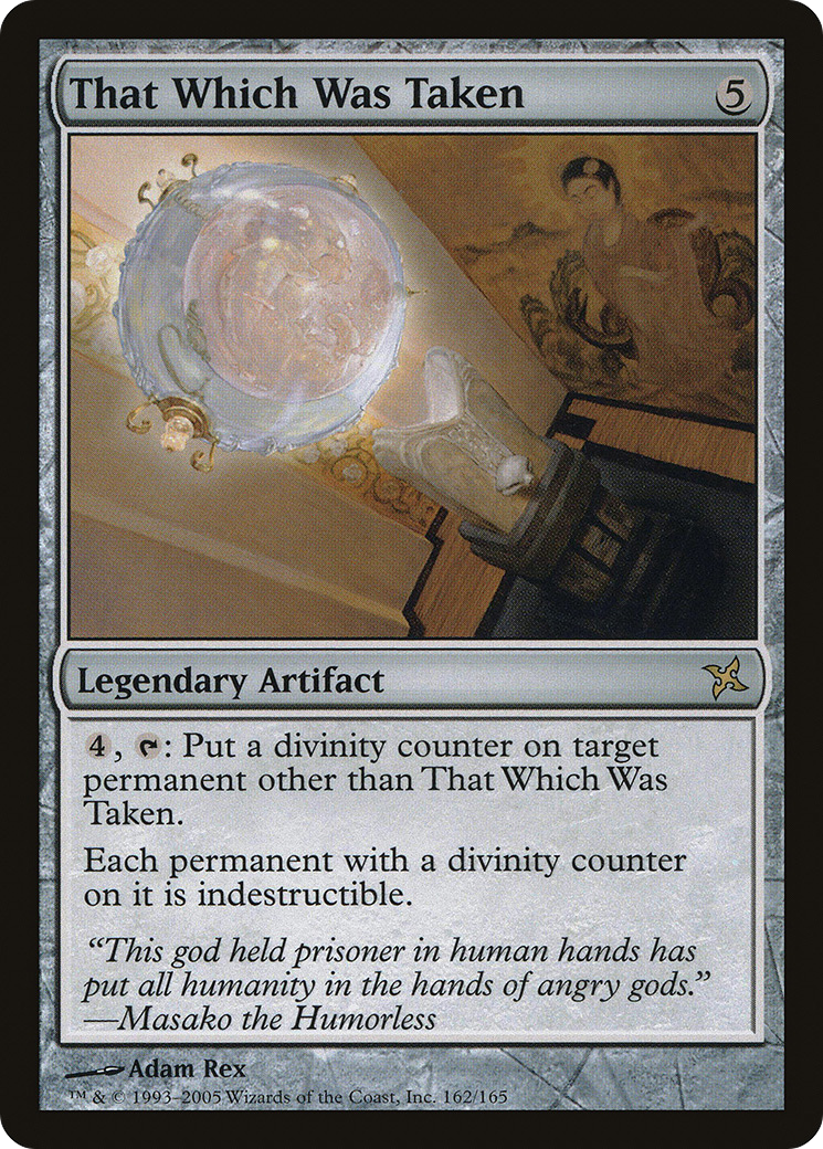 {R} That Which Was Taken [Betrayers of Kamigawa][BOK 162]