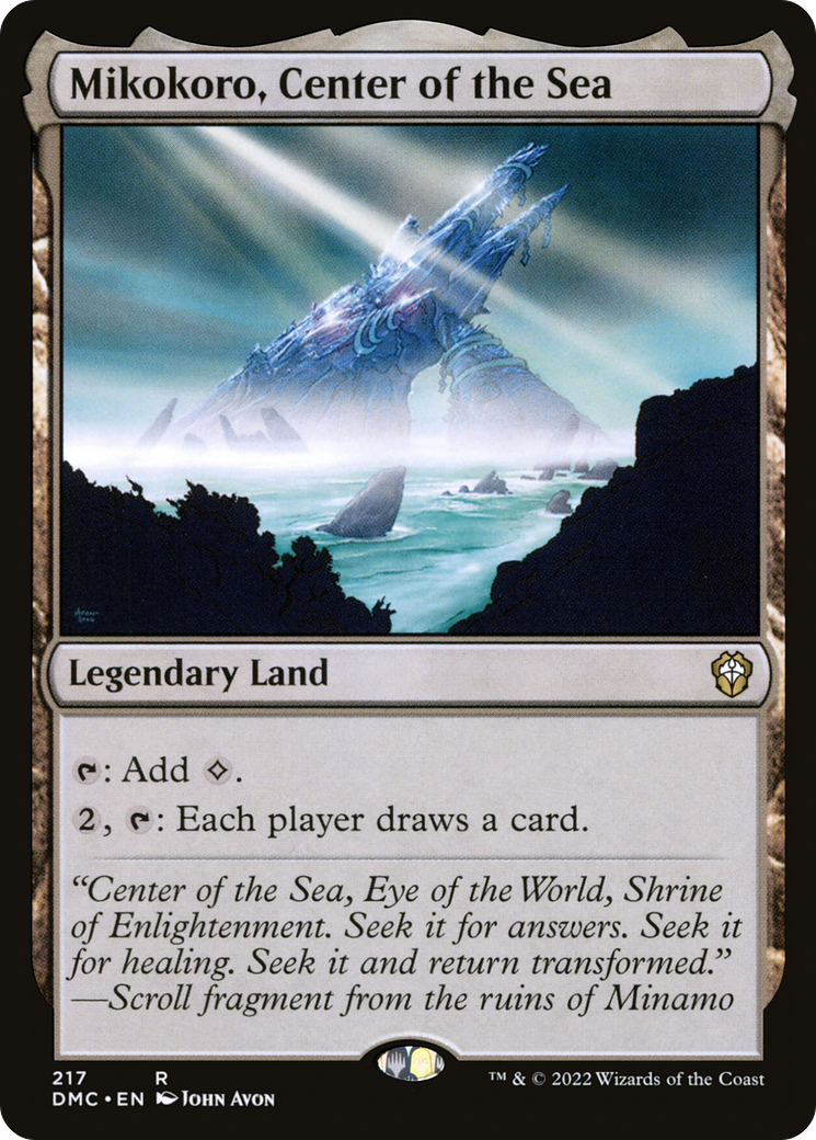 {R} Mikokoro, Center of the Sea [Dominaria United Commander][DMC 217]