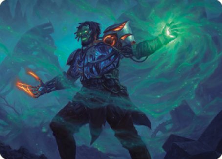 {A} Mishra, Claimed by Gix Art Card [The Brothers' War Art Series][ABRO 037]