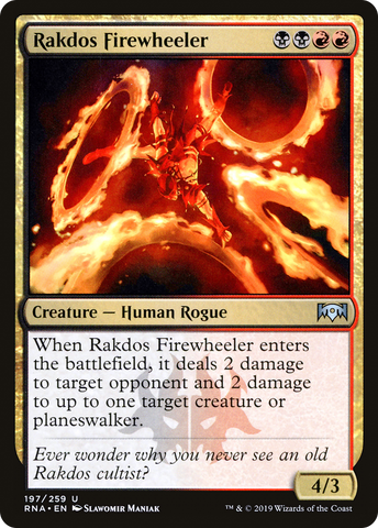 {C} Rakdos Firewheeler [Ravnica Allegiance][RNA 197]