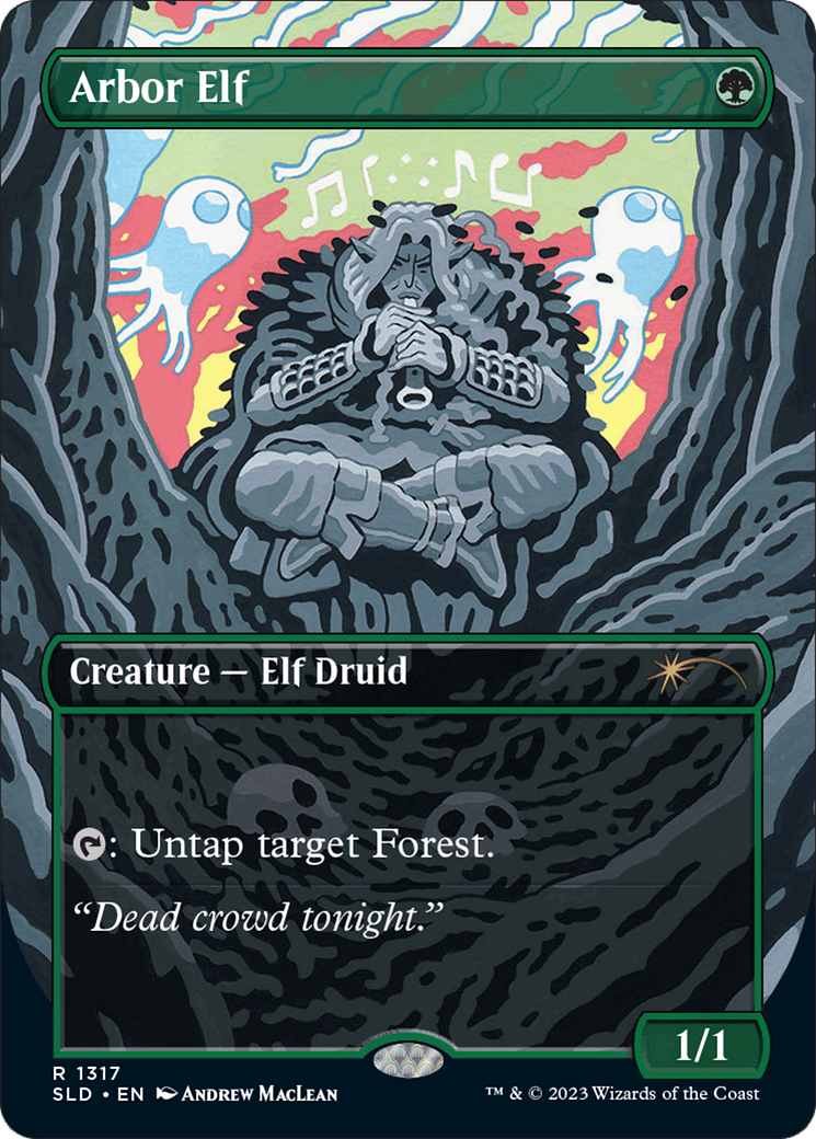 Arbor Elf [SLD-1317]  (Borderless) Foil