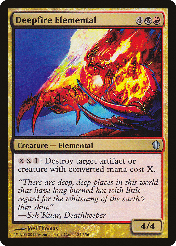 {C} Deepfire Elemental [Commander 2013][C13 185]