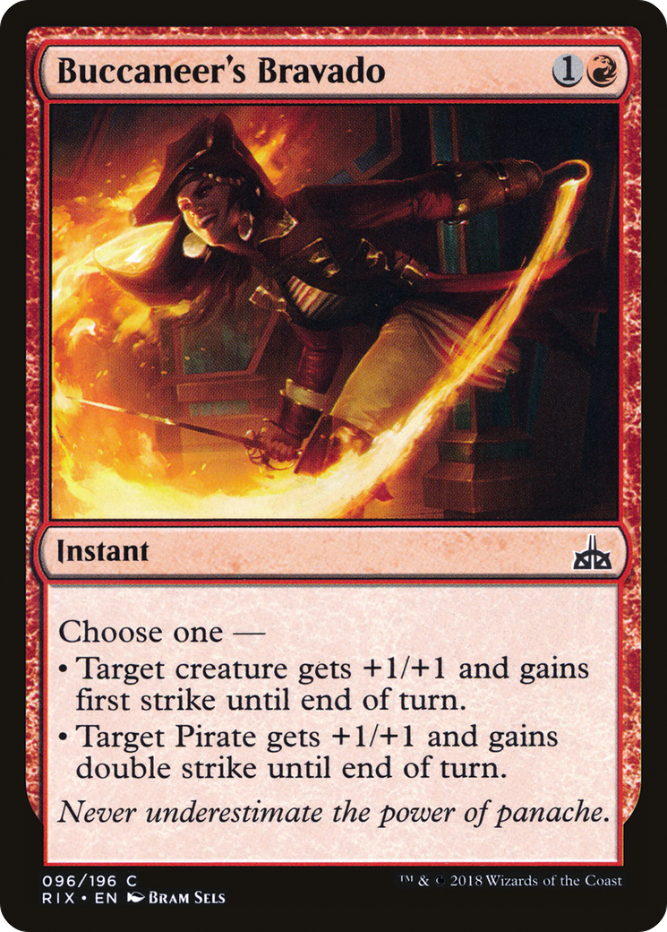 {C} Buccaneer's Bravado [Rivals of Ixalan][RIX 096]