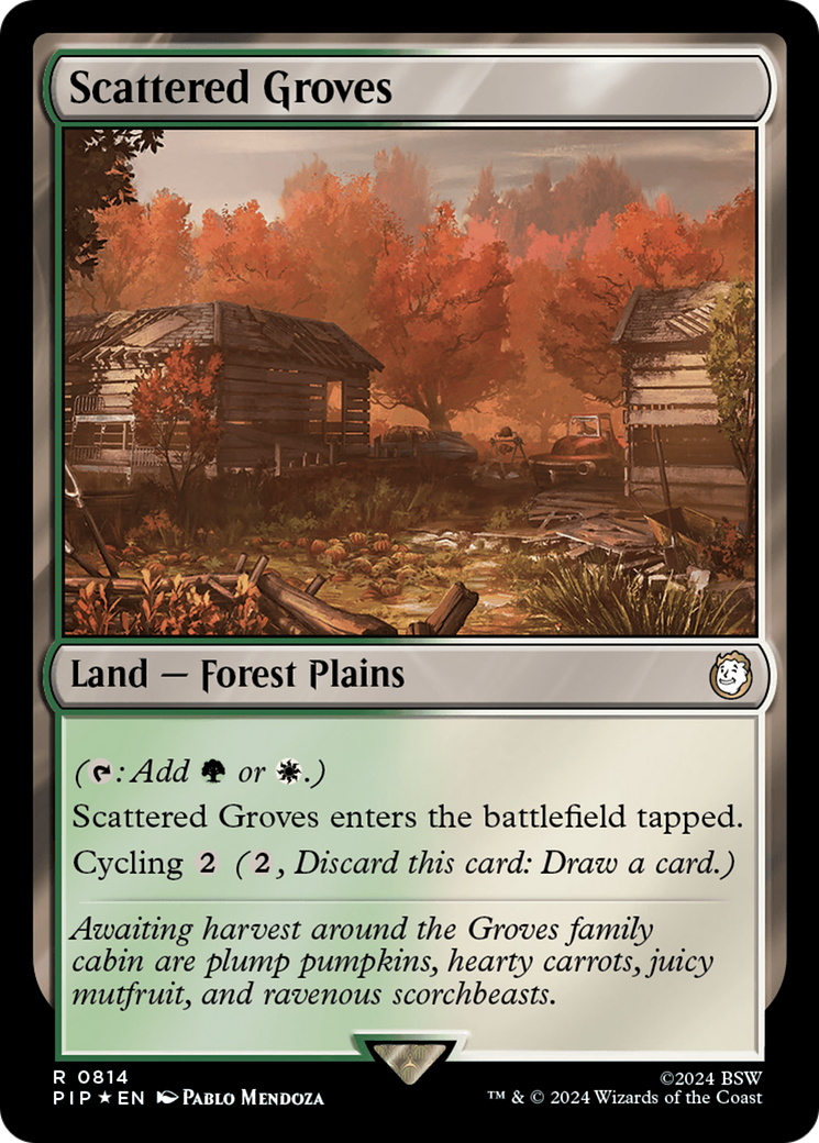 {R} Scattered Groves (Surge Foil) [Fallout][PIP 814]