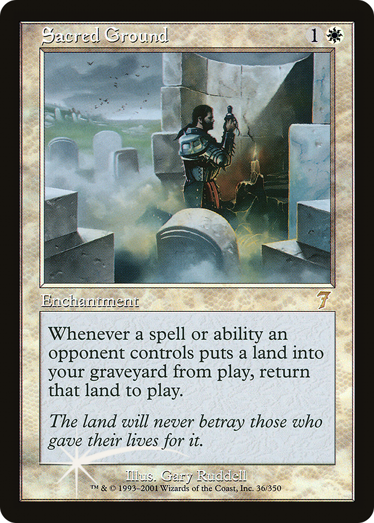 {R} Sacred Ground [Seventh Edition][7ED 036]
