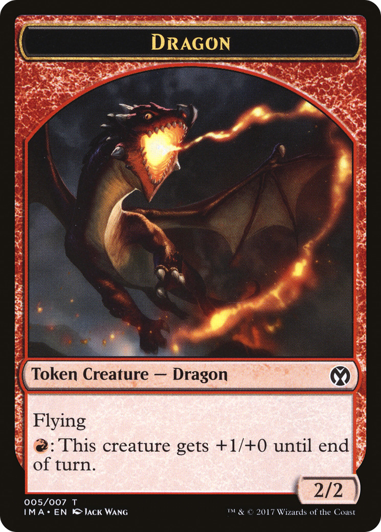 {T} Dragon Token (005/007) [Iconic Masters Tokens][TIMA 005]