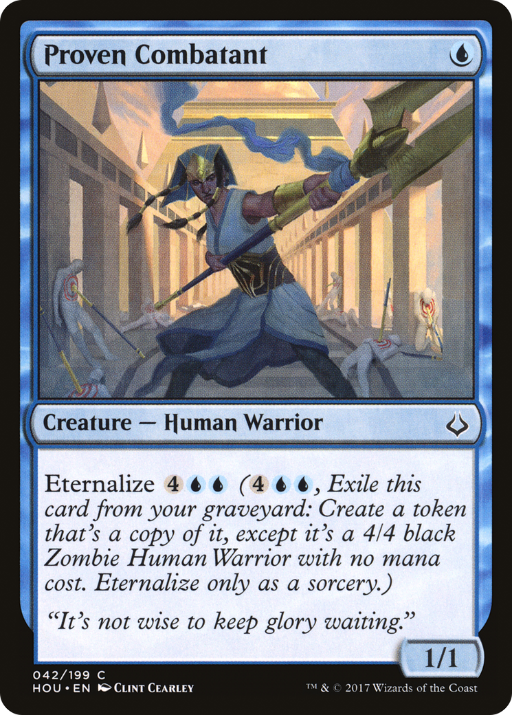 {C} Proven Combatant [Hour of Devastation][HOU 042]