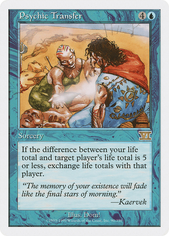 {R} Psychic Transfer [Classic Sixth Edition][6ED 090]