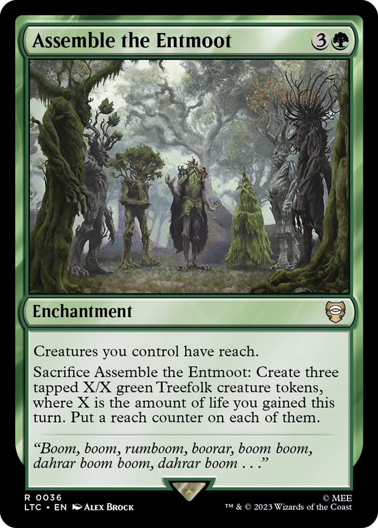 {R} Assemble the Entmoot [The Lord of the Rings: Tales of Middle-Earth Commander][LTC 036]