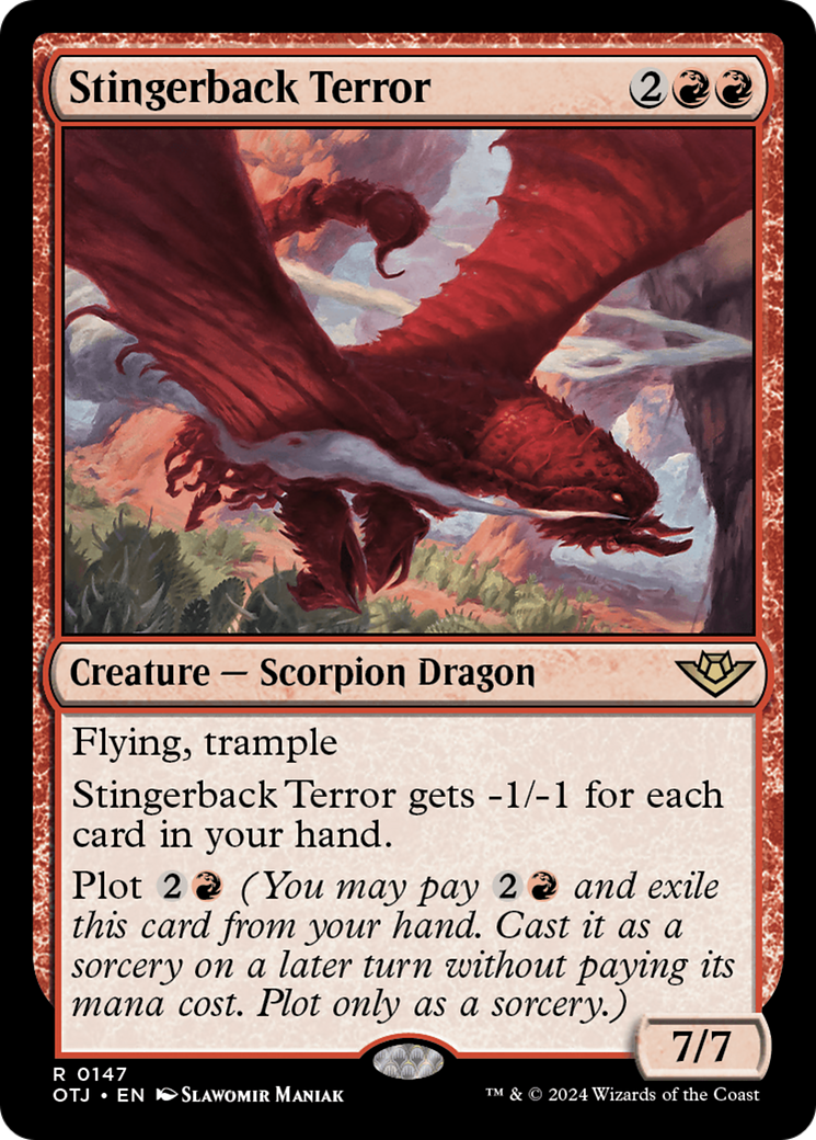 {@R} Stingerback Terror [Outlaws of Thunder Junction][OTJ 147]