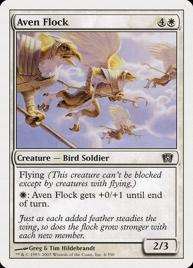 {C} Aven Flock [Eighth Edition][8ED 006]