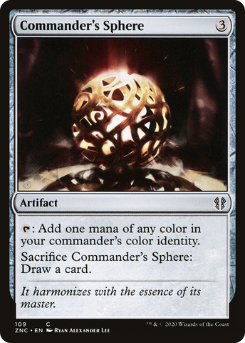 {C} Commander's Sphere [Zendikar Rising Commander][ZNC 109]
