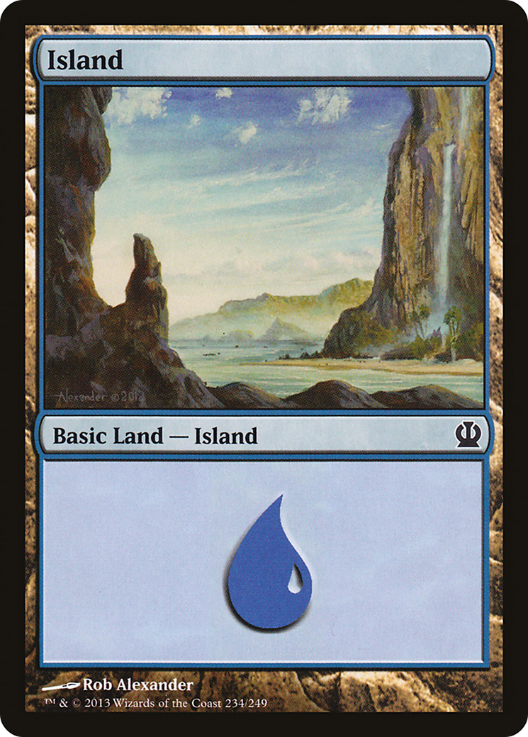 {B}[THS 234] Island (234) [Theros]