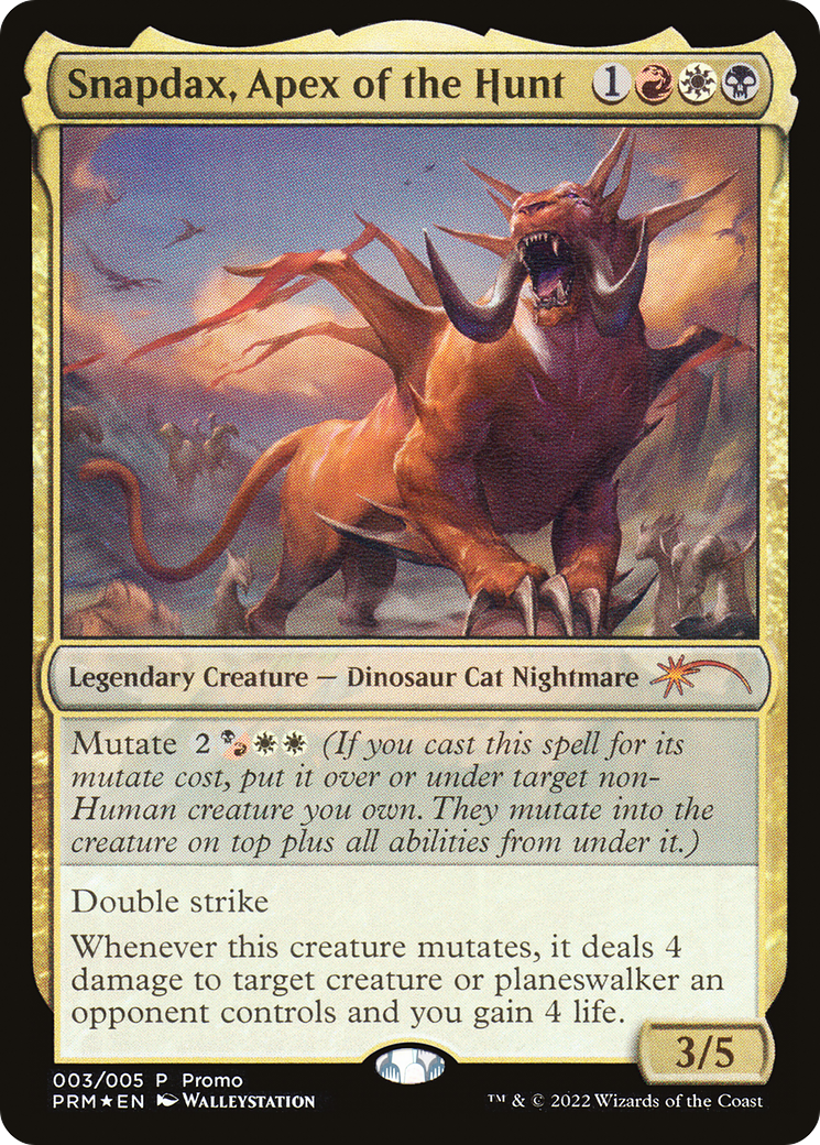 {R} Snapdax, Apex of the Hunt (Chinese) [Year of the Tiger 2022][CH PA PL22 003]