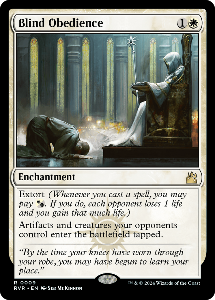 {R} Blind Obedience [Ravnica Remastered][RVR 009]
