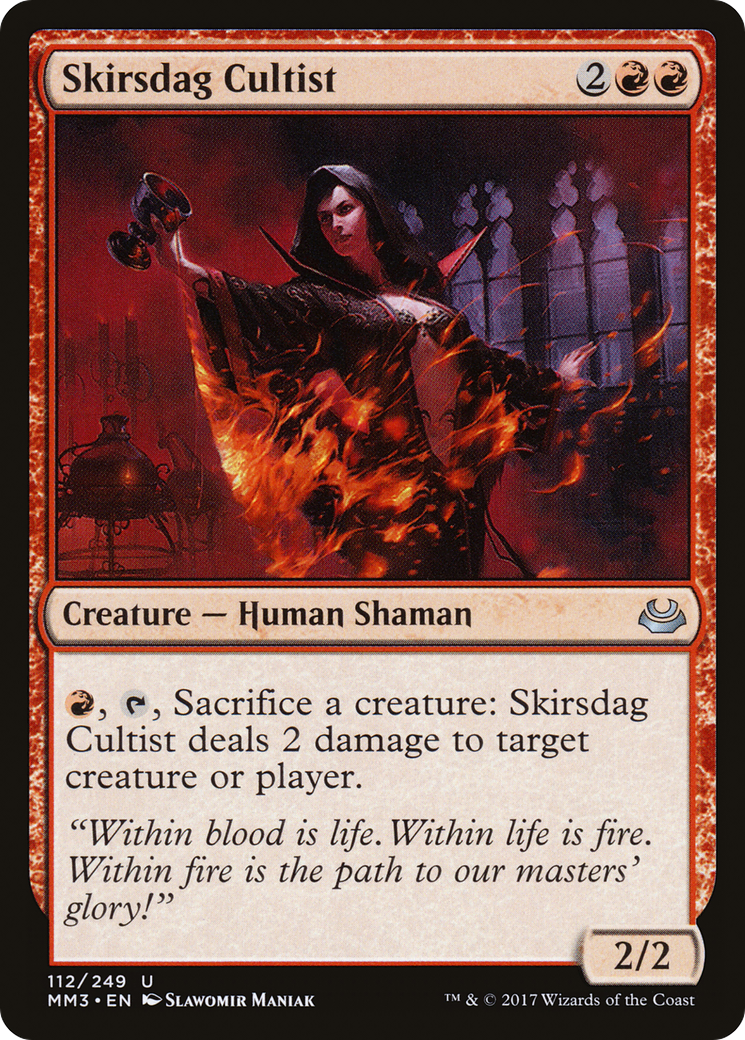 {C} Skirsdag Cultist [Modern Masters 2017][MM3 112]