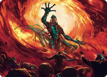 {A} Gix, Yawgmoth Praetor Art Card [The Brothers' War Art Series][ABRO 016]