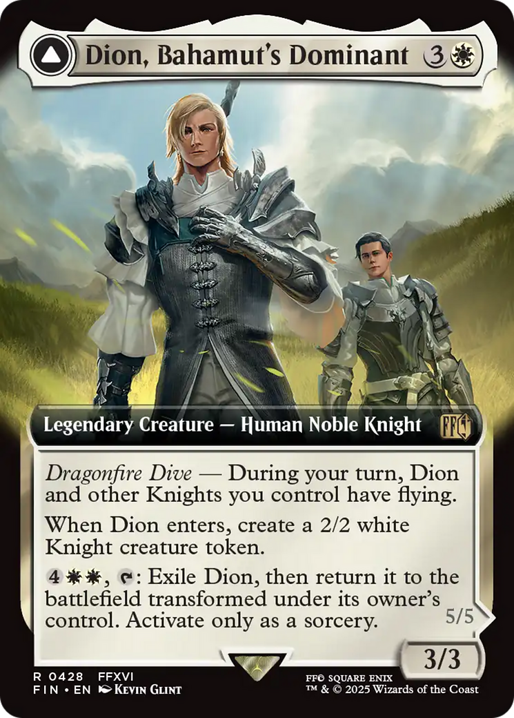{@R} Dion, Bahamut's Dominant (Extended Art) [FINAL FANTASY][FIN 428]