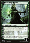 {R} Nissa, Vastwood Seer // Nissa, Sage Animist [Magic Origins Prerelease Promos][PR ORI 189]
