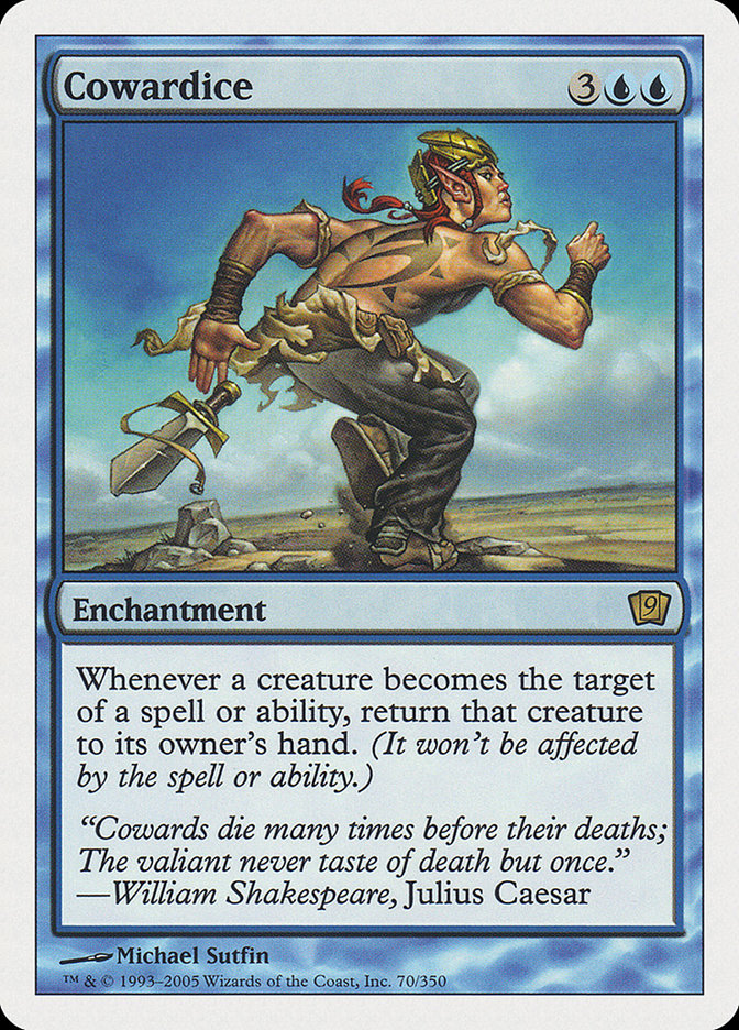 {R} Cowardice [Ninth Edition][9ED 070]