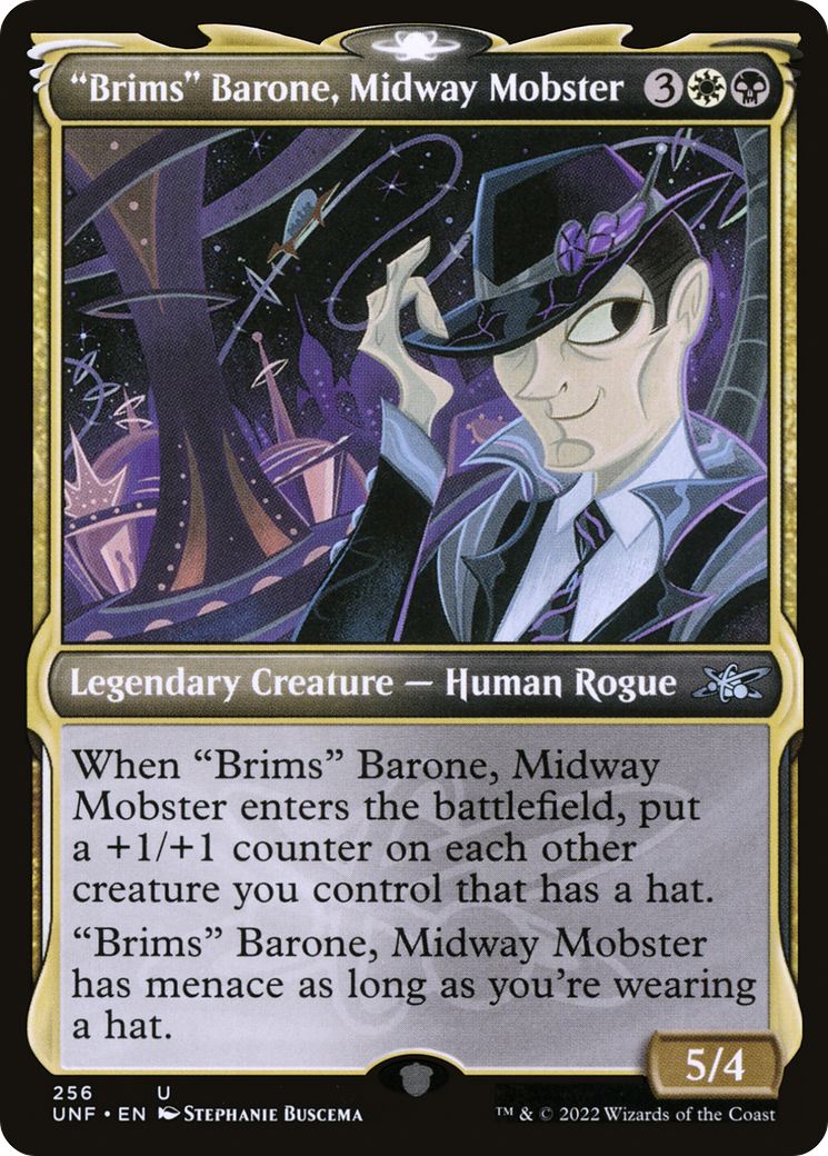 {C} "Brims" Barone, Midway Mobster (Showcase) [Unfinity][UNF 256]