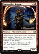 {R} Immolation Shaman [Ravnica Allegiance Prerelease Promos][PR RNA 106]