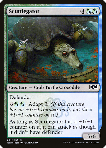 {C} Scuttlegator [Ravnica Allegiance][RNA 218]