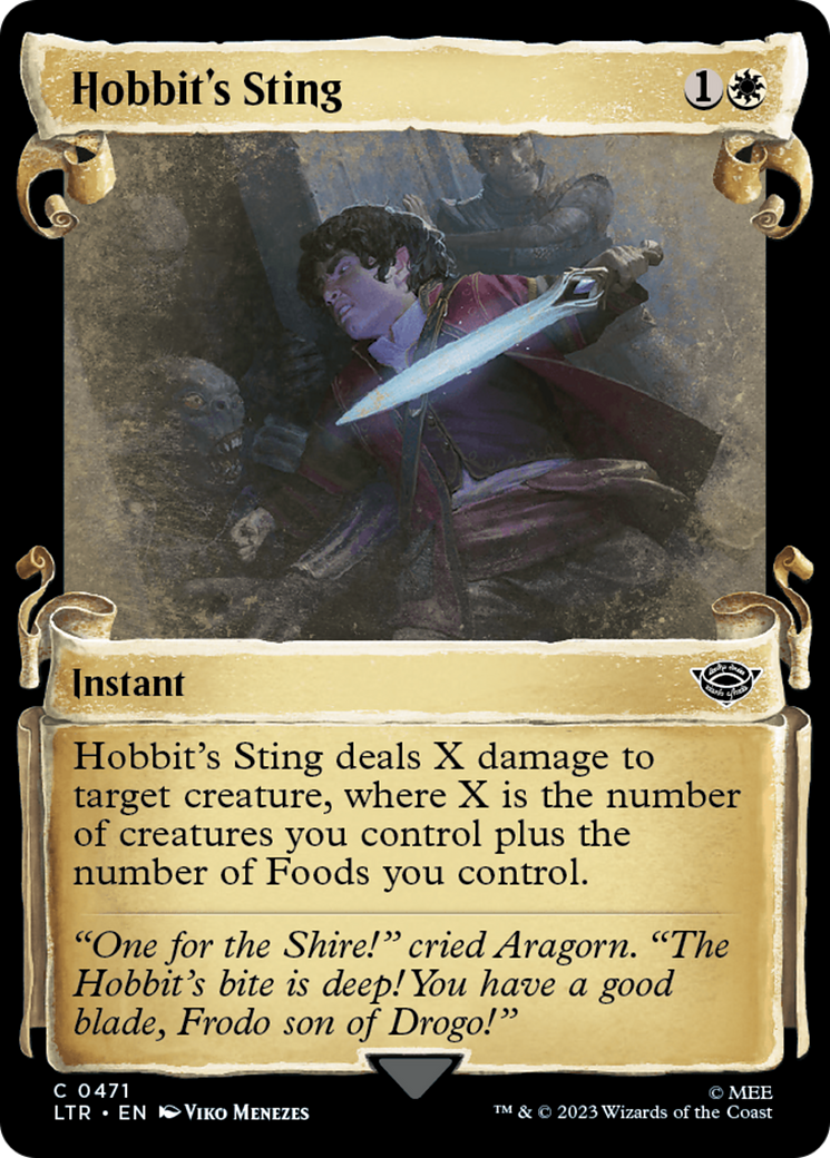 {C} Hobbit's Sting [The Lord of the Rings: Tales of Middle-Earth Showcase Scrolls][LTR 471]